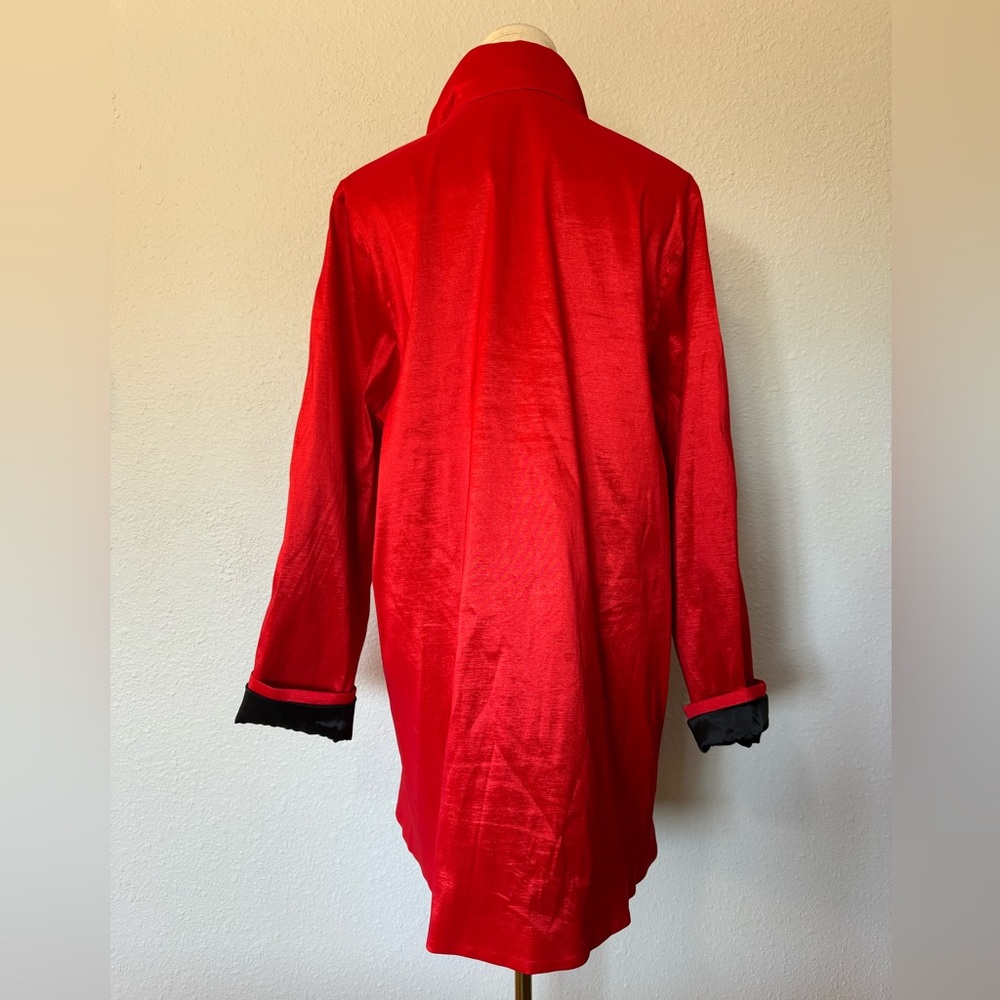 Mycra Pac Vibrant Red Raincoat with Hood size Large - Picture 6 of 15